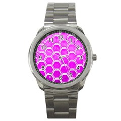 Hexagon Windows Sport Metal Watch by essentialimage365