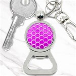 Hexagon Windows Bottle Opener Key Chain Front