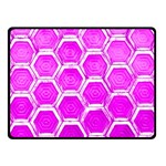 Hexagon Windows Fleece Blanket (Small) 50 x40  Blanket Front