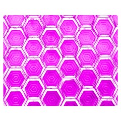 Hexagon Windows Double Sided Flano Blanket (medium)  by essentialimage365