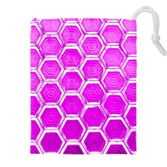 Hexagon Windows Drawstring Pouch (4xl) by essentialimage365