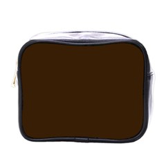 Brunette Brown Mini Toiletries Bag (one Side) by FabChoice