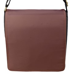 Burnished Brown Flap Closure Messenger Bag (s) by FabChoice