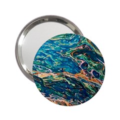 Oceanic Mircoscope  2 25  Handbag Mirrors by BrenZenCreations