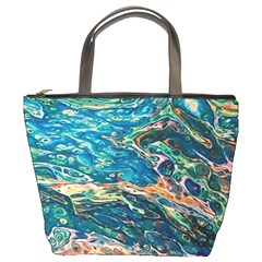 Oceanic Mircoscope  Bucket Bag by BrenZenCreations