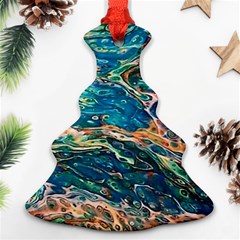 Oceanic Mircoscope  Christmas Tree Ornament (two Sides) by BrenZenCreations