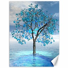 Crystal Blue Tree Canvas 36  X 48  by icarusismartdesigns