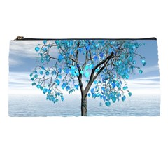 Crystal Blue Tree Pencil Case by icarusismartdesigns