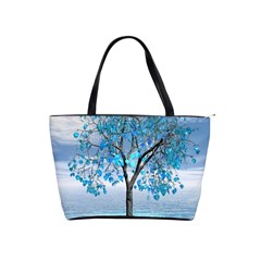 Crystal Blue Tree Classic Shoulder Handbag by icarusismartdesigns