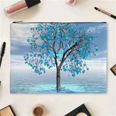 Crystal Blue Tree Cosmetic Bag (xl) by icarusismartdesigns