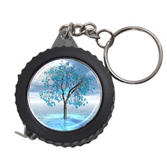 Crystal Blue Tree Measuring Tape by icarusismartdesigns