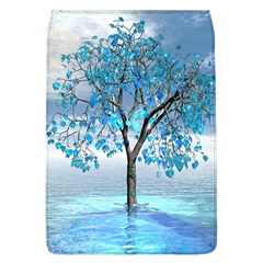 Crystal Blue Tree Removable Flap Cover (l) by icarusismartdesigns