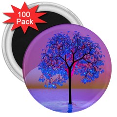 Tree Sunset 3  Magnets (100 Pack) by icarusismartdesigns