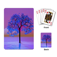 Tree Sunset Playing Cards Single Design (rectangle)