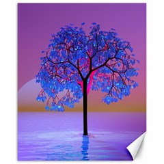 Tree Sunset Canvas 16  X 20  by icarusismartdesigns