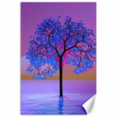 Tree Sunset Canvas 24  X 36  by icarusismartdesigns