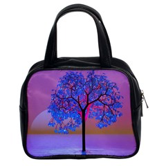 Tree Sunset Classic Handbag (two Sides) by icarusismartdesigns