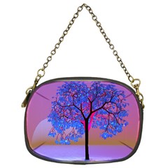 Tree Sunset Chain Purse (two Sides) by icarusismartdesigns