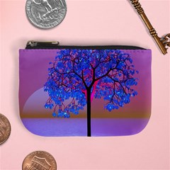 Tree Sunset Mini Coin Purse by icarusismartdesigns