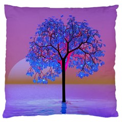 Tree Sunset Large Cushion Case (two Sides) by icarusismartdesigns