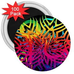 Abstract Jungle 3  Magnets (100 Pack) by icarusismartdesigns