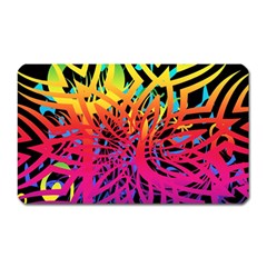 Abstract Jungle Magnet (rectangular) by icarusismartdesigns