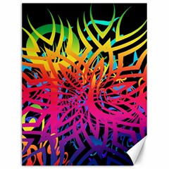 Abstract Jungle Canvas 12  X 16  by icarusismartdesigns