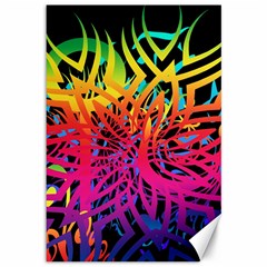 Abstract Jungle Canvas 12  X 18  by icarusismartdesigns