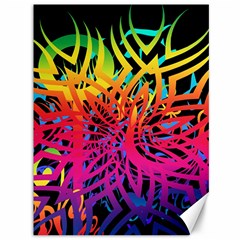 Abstract Jungle Canvas 36  X 48  by icarusismartdesigns