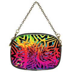 Abstract Jungle Chain Purse (one Side) by icarusismartdesigns