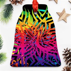 Abstract Jungle Bell Ornament (two Sides)