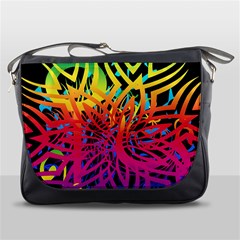 Abstract Jungle Messenger Bag by icarusismartdesigns