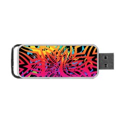 Abstract Jungle Portable Usb Flash (one Side) by icarusismartdesigns