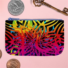 Abstract Jungle Large Coin Purse by icarusismartdesigns