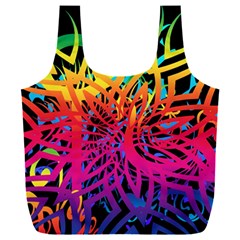 Abstract Jungle Full Print Recycle Bag (xxxl) by icarusismartdesigns