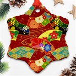 Floral Abstract Ornament (Snowflake) Front