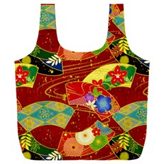 Floral Abstract Full Print Recycle Bag (xxxl) by icarusismartdesigns