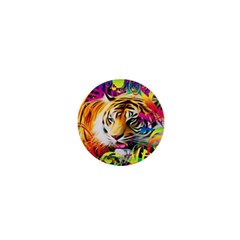 Tiger In The Jungle 1  Mini Buttons by icarusismartdesigns