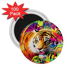 Tiger In The Jungle 2.25  Magnets (100 pack) 