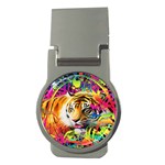 Tiger In The Jungle Money Clips (Round)  Front