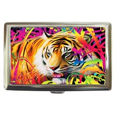 Tiger In The Jungle Cigarette Money Case by icarusismartdesigns