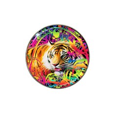 Tiger In The Jungle Hat Clip Ball Marker (4 Pack) by icarusismartdesigns