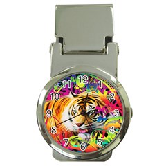 Tiger In The Jungle Money Clip Watches