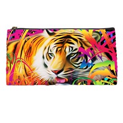 Tiger In The Jungle Pencil Case by icarusismartdesigns