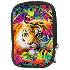 Tiger In The Jungle Compact Camera Leather Case