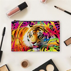 Tiger In The Jungle Cosmetic Bag (Medium)