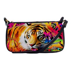 Tiger In The Jungle Shoulder Clutch Bag