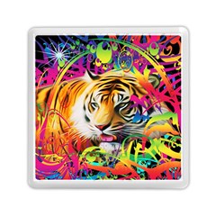 Tiger In The Jungle Memory Card Reader (square) by icarusismartdesigns