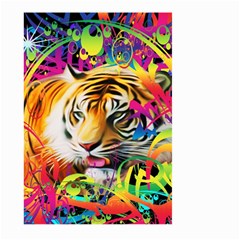 Tiger In The Jungle Large Garden Flag (two Sides) by icarusismartdesigns