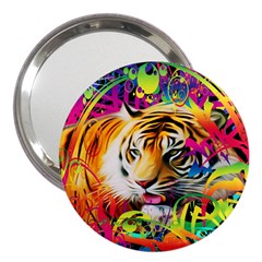 Tiger In The Jungle 3  Handbag Mirrors